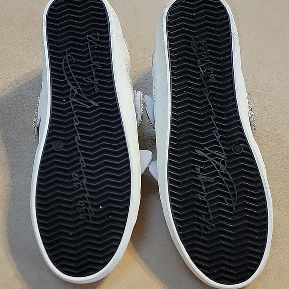 Vintage Havana Silver Sparkle Star Pure White Sneakers VH LMTD 0991 Size 9 NWOT - Picture 5 of 12